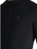 Miniatura Odlo, Perfomance Zip Performance Warm Eco jersey hombres Black - Odlo Graphite Grey gris, negro 