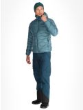 Miniatura Peak Performance, M Helium Down Hood chaqueta de plumas hombres Hydro Fresh / Infinity Teel azul 