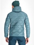 Miniatura Peak Performance, M Helium Down Hood chaqueta de plumas hombres Hydro Fresh / Infinity Teel azul 