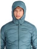 Miniatura Peak Performance, M Helium Down Hood chaqueta de plumas hombres Hydro Fresh / Infinity Teel azul 