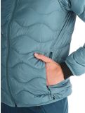 Miniatura Peak Performance, M Helium Down Hood chaqueta de plumas hombres Hydro Fresh / Infinity Teel azul 