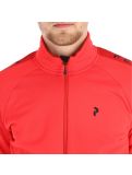 Miniatura Peak Performance, Rider Zip chaleco hombres polar rojo 