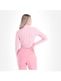 Miniatura Peak Performance, Spirit Half Zip Printed camisa termoactiva mujeres pattern rosa