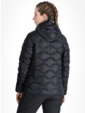 Miniatura Peak Performance, W Helium Down Hood chaqueta de plumas mujeres Black negro 