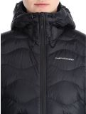 Miniatura Peak Performance, W Helium Down Hood chaqueta de plumas mujeres Black negro 