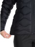 Miniatura Peak Performance, W Helium Down Hood chaqueta de plumas mujeres Black negro 