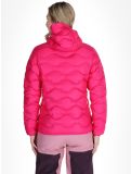 Miniatura Peak Performance, W Helium Down Hood chaqueta de plumas mujeres Beetroot Purple púrpura 