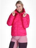 Miniatura Peak Performance, W Helium Down Hood chaqueta de plumas mujeres Beetroot Purple púrpura 