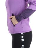 Miniatura Peak Performance, W Rider Mid Zip Hood chaleco mujeres Action Lilac Indigo púrpura 