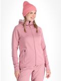 Miniatura Peak Performance, W Rider Zip Hood chaleco mujeres Bitter Root rosa 