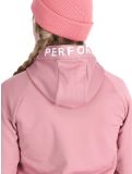 Miniatura Peak Performance, W Rider Zip Hood chaleco mujeres Bitter Root rosa 