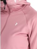 Miniatura Peak Performance, W Rider Zip Hood chaleco mujeres Bitter Root rosa 