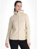 Miniatura Peak Performance, W Rider Zip Hood chaleco mujeres Sand Fog beige 