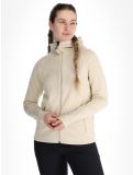 Miniatura Peak Performance, W Rider Zip Hood chaleco mujeres Sand Fog beige 