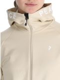 Miniatura Peak Performance, W Rider Zip Hood chaleco mujeres Sand Fog beige 