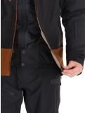 Miniatura Picture, Broader 3L chaqueta de esquí hardshell hombres Black Chocolate marrón, negro 