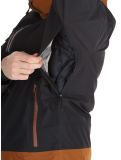 Miniatura Picture, Broader 3L chaqueta de esquí hardshell hombres Black Chocolate marrón, negro 