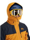 Miniatura Picture, Broader 3L chaqueta de esquí hardshell hombres Camel-Dark Blue azul, naranja 