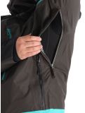 Miniatura Picture, Broader 3L chaqueta de esquí hardshell hombres Raven Grey-Black gris, negro, verde 