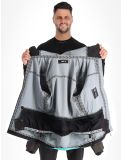 Miniatura Picture, Broader 3L chaqueta de esquí hardshell hombres Raven Grey-Black gris, negro, verde 