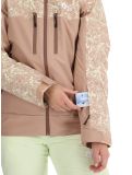 Miniatura Picture, Exa chaqueta de esquí mujeres Textury Print Roebuck marrón 