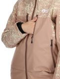 Miniatura Picture, Exa chaqueta de esquí mujeres Textury Print Roebuck marrón 