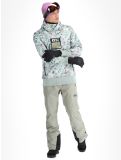 Miniatura Picture, Printed chaqueta de esquí softshell hombres Blurry Water Print multicolor 