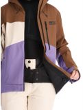 Miniatura Picture, Seen chaqueta de esquí mujeres Cocoa Brown Vanilla Paisley Purple beige, marrón, púrpura 