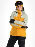 Miniatura Picture, Sylva 3L chaqueta de esquí hardshell mujeres Autumn Blaze amarillo, verde 