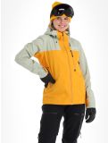 Miniatura Picture, Sylva 3L chaqueta de esquí hardshell mujeres Autumn Blaze amarillo, verde 