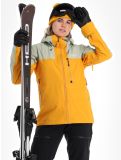 Miniatura Picture, Sylva 3L chaqueta de esquí hardshell mujeres Autumn Blaze amarillo, verde 