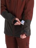 Miniatura Picture, Track chaqueta de esquí hombres Andorra-Raven Grey borgoña 