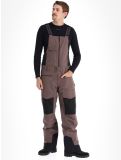 Miniatura Picture, U66 Bib pantalones de esquí hardshell BIB hombres Plum Truffle marrón 