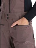 Miniatura Picture, U66 Bib pantalones de esquí hardshell BIB hombres Plum Truffle marrón 