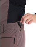 Miniatura Picture, U66 Bib pantalones de esquí hardshell BIB hombres Plum Truffle marrón 