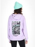 Miniatura Poederbaas, Arty Hoody sudadera mujeres Lila púrpura 