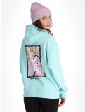 Miniatura Poederbaas, Arty Hoody sudadera mujeres Mint verde 