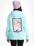 Miniatura Poederbaas, Arty Hoody sudadera mujeres Mint verde 