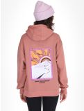 Miniatura Poederbaas, Arty Hoody sudadera mujeres Terracotta marrón 