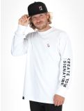 Miniatura Poederbaas, Arty Longsleeve sudadera hombres Off White blanco 