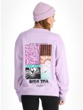 Miniatura Poederbaas, Arty Sweater sudadera mujeres Lila púrpura 