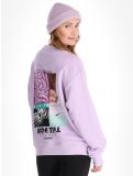 Miniatura Poederbaas, Arty Sweater sudadera mujeres Lila púrpura 