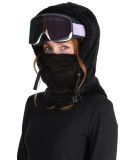 Miniatura Poederbaas, Fluffy Balaclava mascara de esqui unisex Black negro 