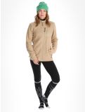 Miniatura Poederbaas, Four Seasons Fleece chaleco mujeres Sand beige 