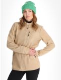 Miniatura Poederbaas, Four Seasons Fleece chaleco mujeres Sand beige 