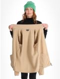 Miniatura Poederbaas, Four Seasons Fleece chaleco mujeres Sand beige 