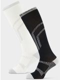 Miniatura Poederbaas, Giftbox Ski Socks 2-pack calcetines de esquí 2-pack unisex Black White blanco, negro 