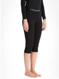 Miniatura Poederbaas, Lightweight Baselayer 3/4 pantalón termoactivo mujeres Black negro 