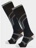 Miniatura Poederbaas, Lightweight Functional Ski Socks 2-pack calcetines de esquí 2-pack unisex Black negro 