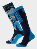 Miniatura Poederbaas, Ski Socks 2-pack calcetines de esquí 2-pack unisex Camo Navy azul 